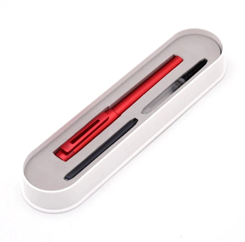 Kaco Sky Metal Fountain Pen Red