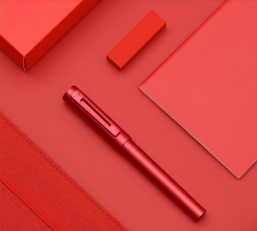 Kaco Sky Metal Fountain Pen Red