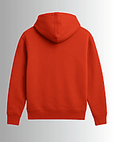 Unisex Red Plain All-Weather Hoodie