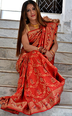 Red all over work Swarnachari