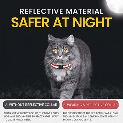 REFLECTIVE CAT COLLAR (SET OF 2) REFLECTIVE CAT COLLAR (SET OF 2)