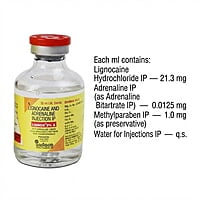 S-Indoco Warren Lignox Lignocaine 2% Injection | 2% Lidocaine with Adrenaline