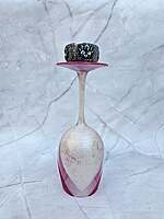 Repurposed Wine Glass | Glass Holder