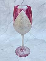 Repurposed Wine Glass | Glass Holder