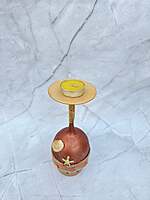 Repurposed Wine Glass | Glass Holder