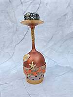 Repurposed Wine Glass | Glass Holder