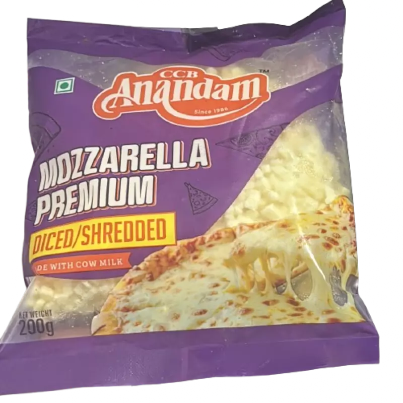 Anandam Mozzarella Premium Diced 200g