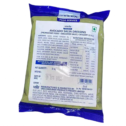 Veeba - Avocado Salsa Dressing 1 Kg