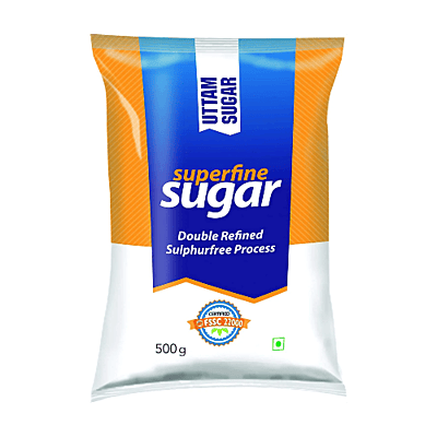 Uttam - Superfine Sugar 500 Grams