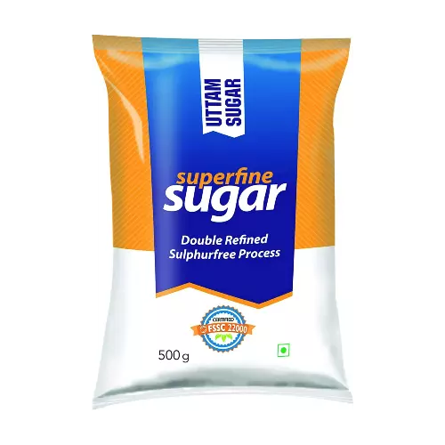 Uttam - Superfine Sugar 500 Grams