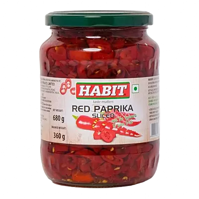Habit - Red Paprica Sliced 680 Grams