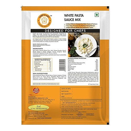 Chefs Art - White Pasta Sauce Mix 500 Grams
