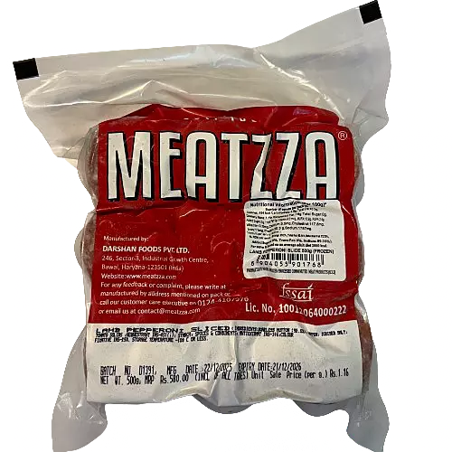 Meatzza - Lamb Pepperoni Sliced 500g