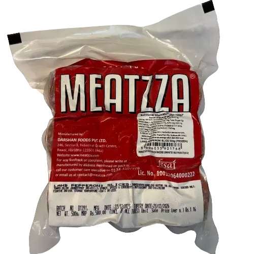 Meatzza - Lamb Pepperoni Sliced 500g