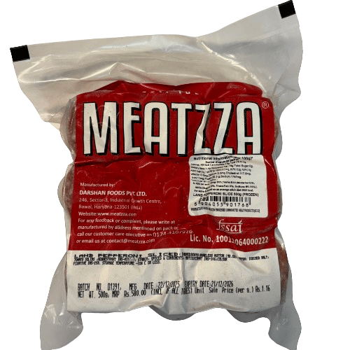 Meatzza - Lamb Pepperoni Sliced 500g