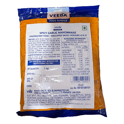 Veeba - Spicy Garlic Mayonnaise 1 Kg