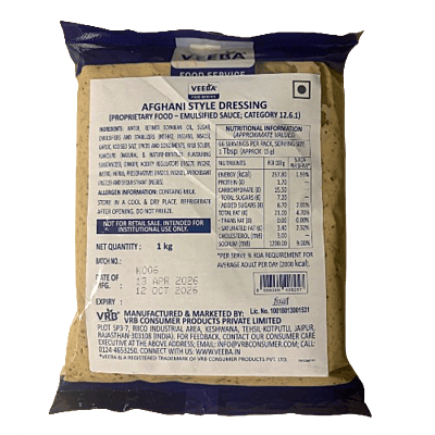 Veeba - Afghani Style Dressing 1 Kg