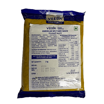 Veeba - American Mustard Sauce 1 Kg