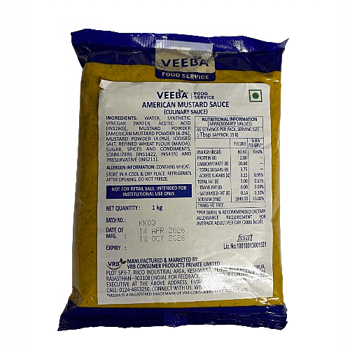 Veeba - American Mustard Sauce 1 Kg