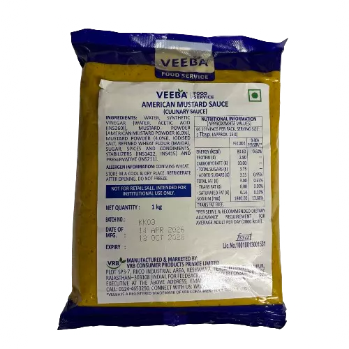 Veeba - American Mustard Sauce 1 Kg