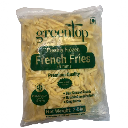 Green Top - XL French Fries 9MM 2.5 Kg