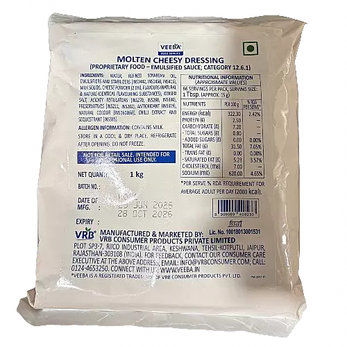 Veeba - Molten Cheesy Dressing 1 Kg