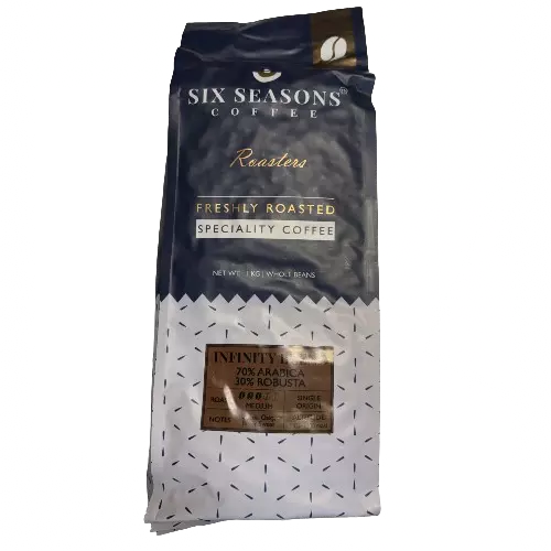Six Seasons - Infinity Blend 70/30 Coffee Beans 1 Kg