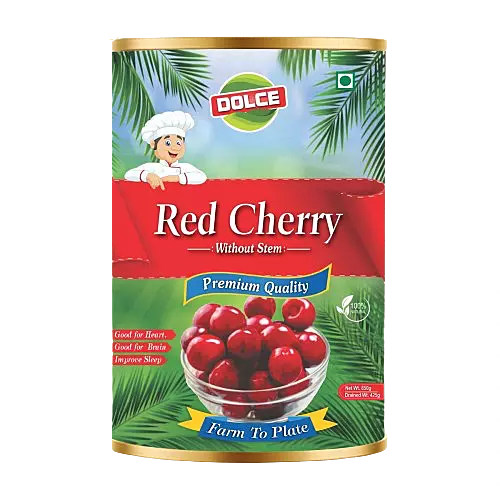 Dolce - Red Cherry (Without Stem) 850 Grams