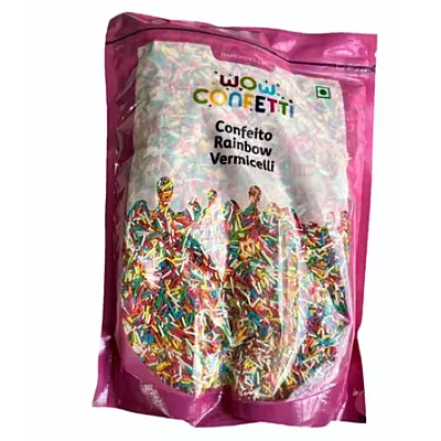 Wow Confetti - Confeito Rainbow Vermicelli 1 Kg