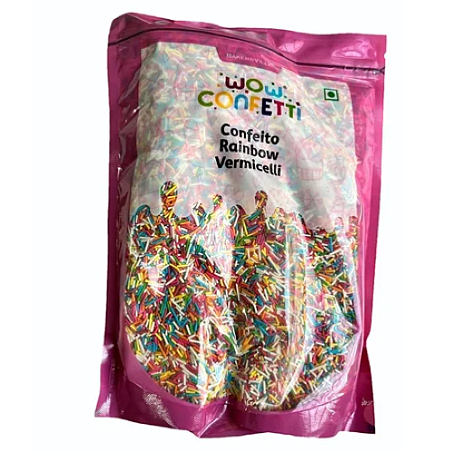 Wow Confetti - Confeito Rainbow Vermicelli 1 Kg