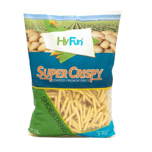 Hyfun - Super Crispy Coated French Fries 9mm 2.5kg