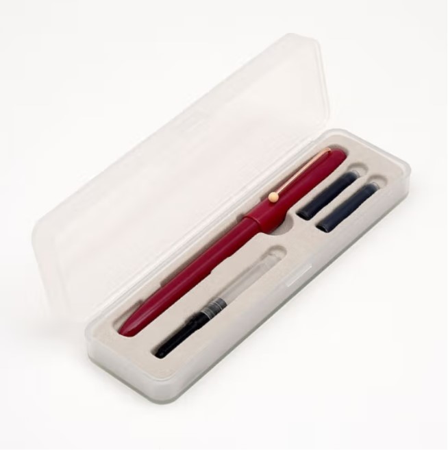 Kaco Retro Fountain Pen Red