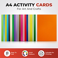 Pack of 50 A4 Light Purple Coloured Card 160gsm Sheets