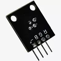 Back view of RGB LED module Back view of RGB LED module