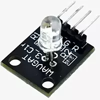 Front view of RGB LED module Front view of RGB LED module