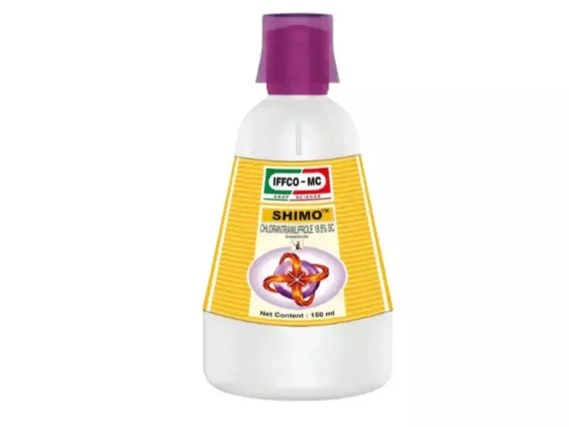 IFFCO Shimo Insecticide (Chlorantraniliprole 18.5% SC) Long-Duration Control of Caterpillars - 60 ml