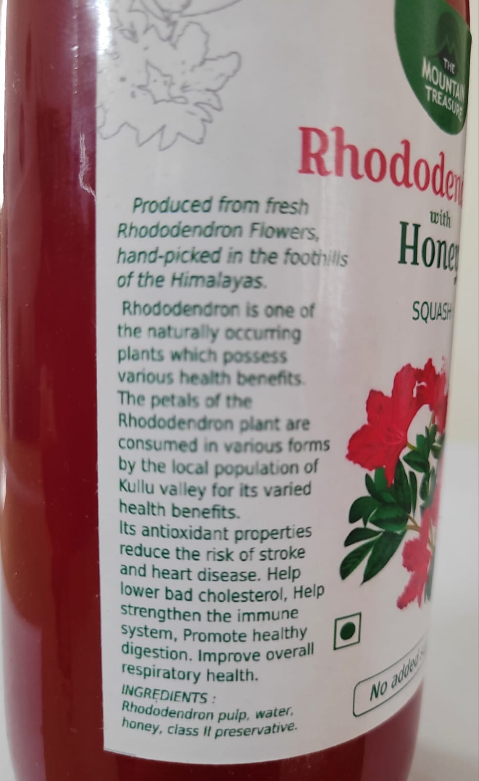 Rhododendron with Honey Squash