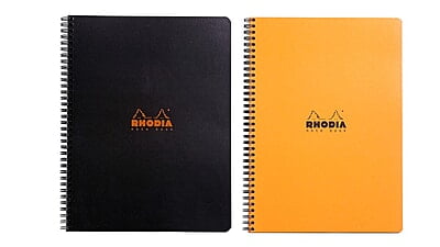 RHODIA 4 COLORS BOOK, L+M+F, 80G, 160 PAGES