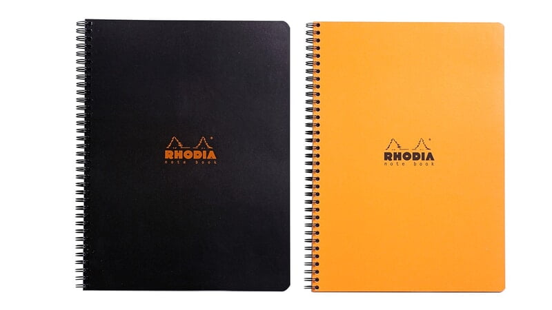 RHODIA 4 COLORS BOOK, L+M+F, 80G, 160 PAGES