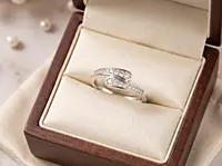 925 Silver Shimmering Path Bypass Ring