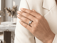 925 Silver Shimmering Path Bypass Ring