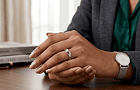 925 Silver Tulip Serenade Ring