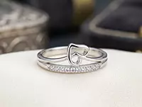 925 Sterling Silver Soulbound Heart Ring