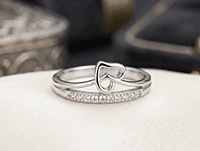 925 Sterling Silver Soulbound Heart Ring