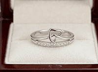 925 Sterling Silver Soulbound Heart Ring