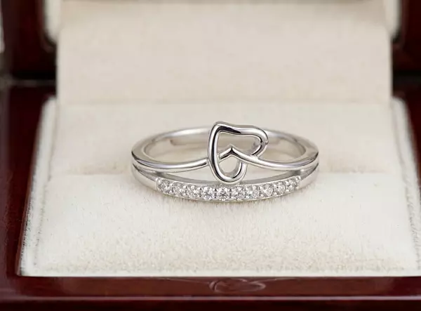925 Sterling Silver Soulbound Heart Ring