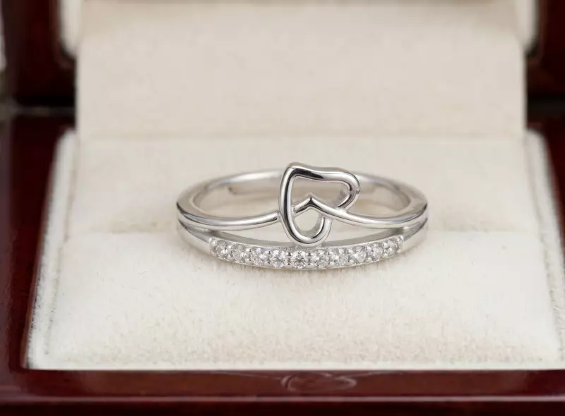 925 Sterling Silver Soulbound Heart Ring