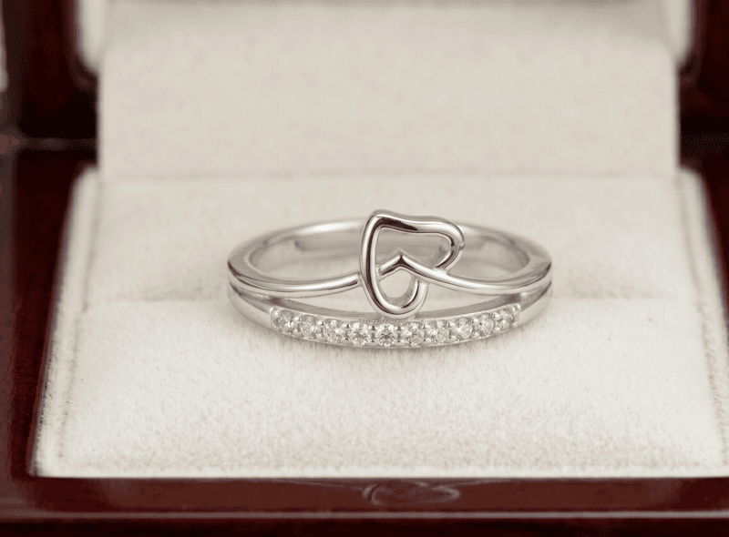 925 Sterling Silver Soulbound Heart Ring