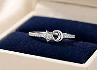 925 Sterling Silver Celestial Serenade Ring