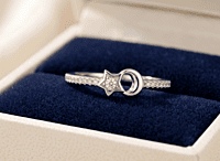 925 Sterling Silver Celestial Serenade Ring